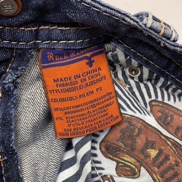 Rock Revival Pilkin Capri Size 25 - Picture 13 of 13